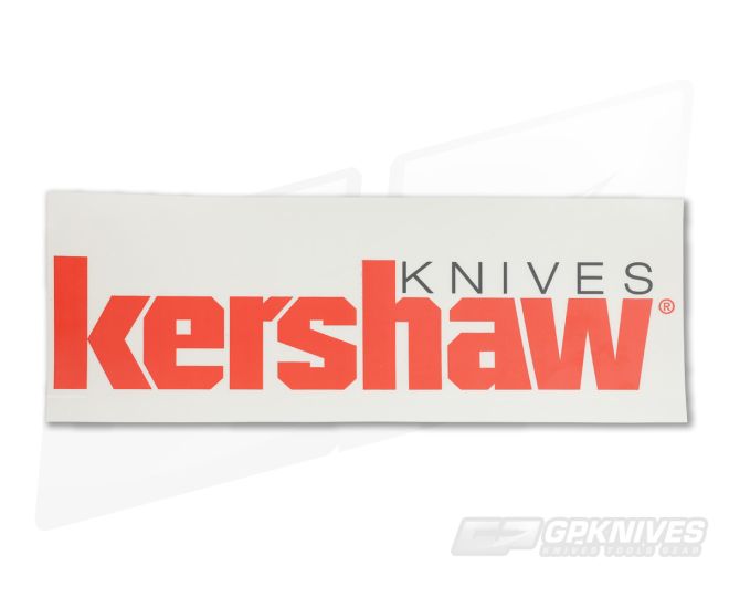 Kershaw Knives Decal Large 12" x 4.5" - KS-DECALKERLG