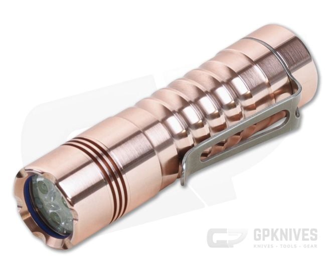 Prometheus Lights Delta Raw Satin Copper Grooves 5000K - PL-DELTA-005