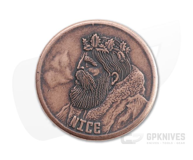 Shire Post Mint Naughty / Nice Krampus and Santa Decision Maker Coin Copper - SPM-DM-NN-CO