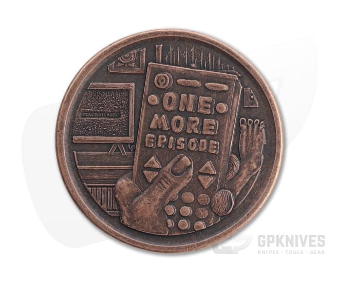Shire Post Mint One More Episode / Go to Bed Decision Maker Coin Copper - SPM-DM-OME