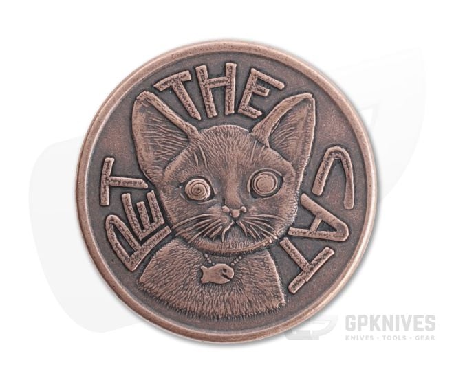 Shire Post Mint Pet the Cat / Flip Again Decision Maker Coin Copper - SPM-DM-PTC