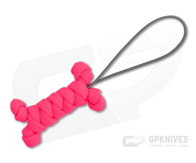 Backcountry Braids Dog Bone Paracord Lanyard - Neon Pink - BCB-DOGBONE-NP