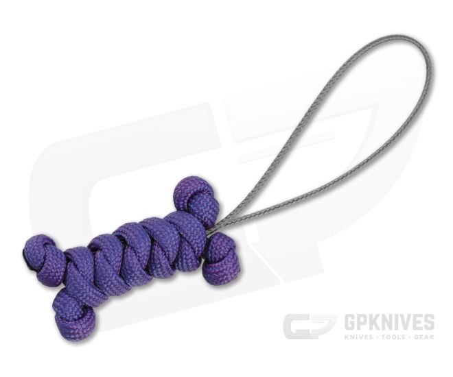 Backcountry Braids Dog Bone Paracord Lanyard - Purple - BCB-DOGBONE-PURP