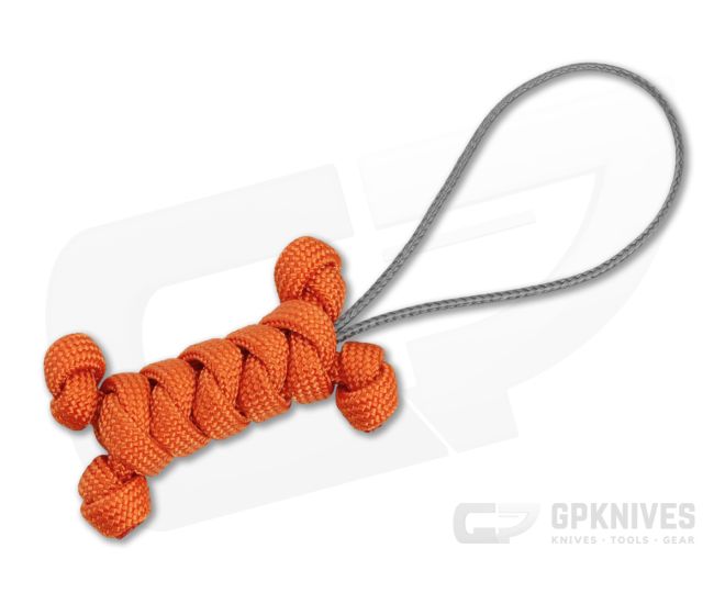 Backcountry Braids Dog Bone Paracord Lanyard - Burnt Orange - BCB-DOGBONE-BO
