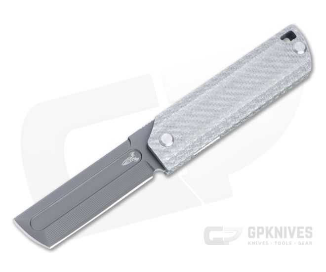 D Rocket Design MaximX EDC Flipper Black M390 Silver Twill Folding Knife 0037 - DRD-0037
