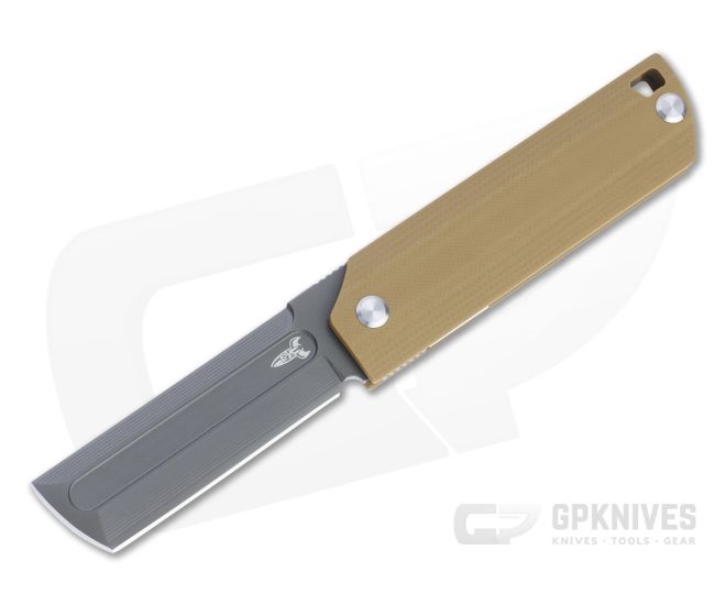 D Rocket Design MaximX EDC Flipper Black M390 Brown G10 Folding Knife 0039 - DRD-0039