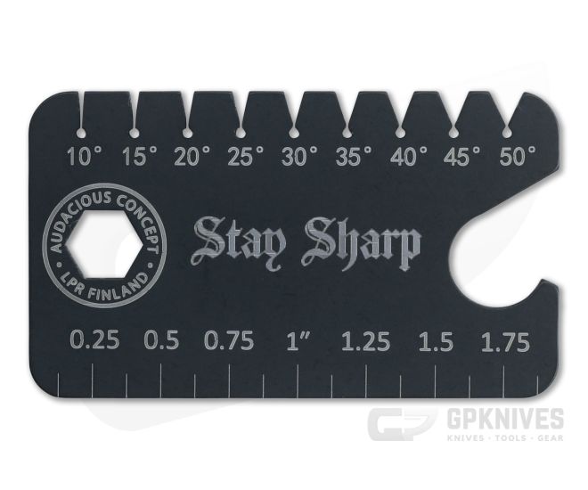 Audacious Concept Dog Tag Tool V3.0 Angle Finder Black PVD Titanium DT3-TIT-PVD - AC-DT3-TIT-PVD