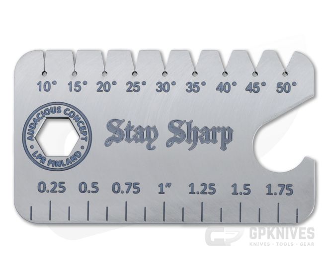 Audacious Concept Dog Tag Tool V3.0 Angle Finder Satin Titanium DT3-TIT-SATIN - AC-DT3-TIT-SATIN