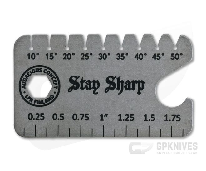 Audacious Concept Dog Tag Tool V3.0 Angle Finder Stonewashed Titanium DT3-TIT-STW - AC-DT3-TIT-STW