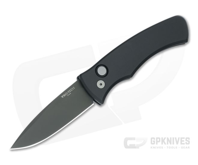 Protech Duke 2 Auto Black Aluminum Black DLC MagnaCut - PT-DUKE2103
