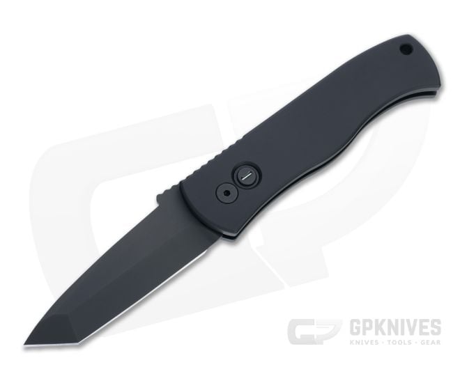 Protech Emerson CQC-7 Operator DLC Tanto Blackout Button Lock
