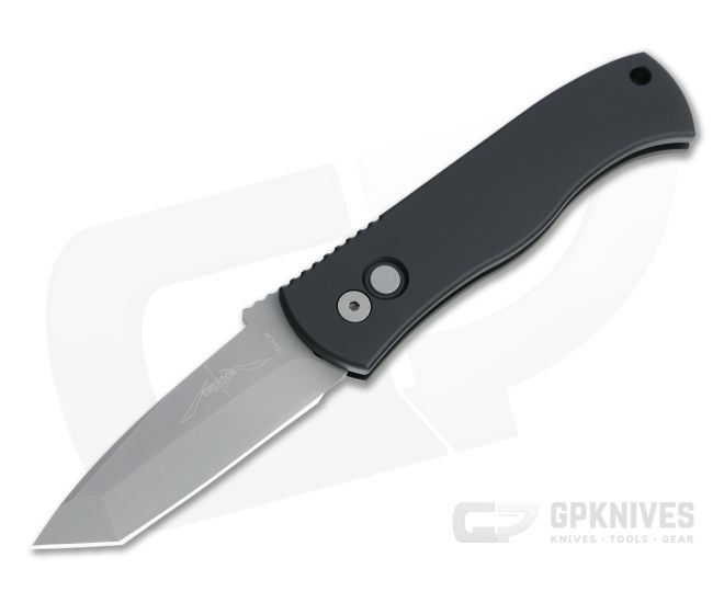 Protech Emerson CQC-7 Automatic Blasted 154CM Tanto Black Folder E7T01 - PT-E7T01