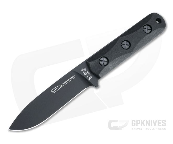 Kabar Ek Commando Short Drop Point Black - KA-EK51