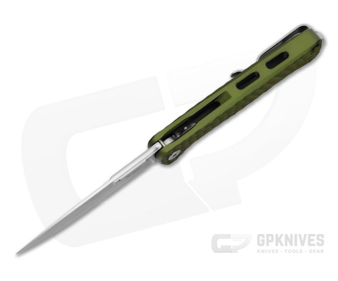 greeeeenstaffです。 LionSteel Emmet Green Aluminum Magnacut Stonewashed Folder