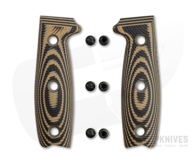 ESEE Coyote Tan/Black G10 3D Handles for ESEE 4 - ESEE4-3D-005
