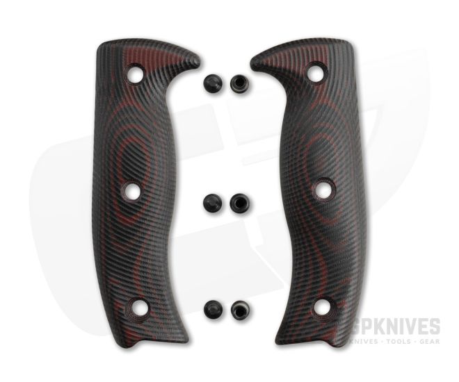 ESEE Blood Red/Black G10 3D Handles for ESEE 5 - ESEE5-3D-004