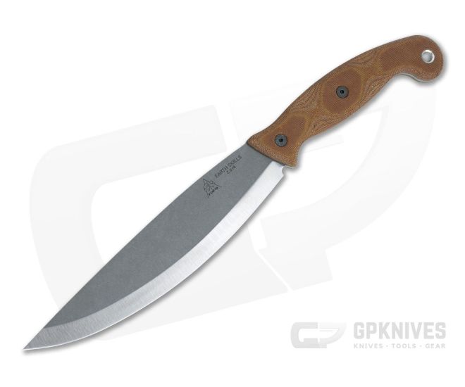 TOPS Knives Earth Skills Knife Matt Graham Short Machete Tan Micarta ESK-01 - TP-ESK-01