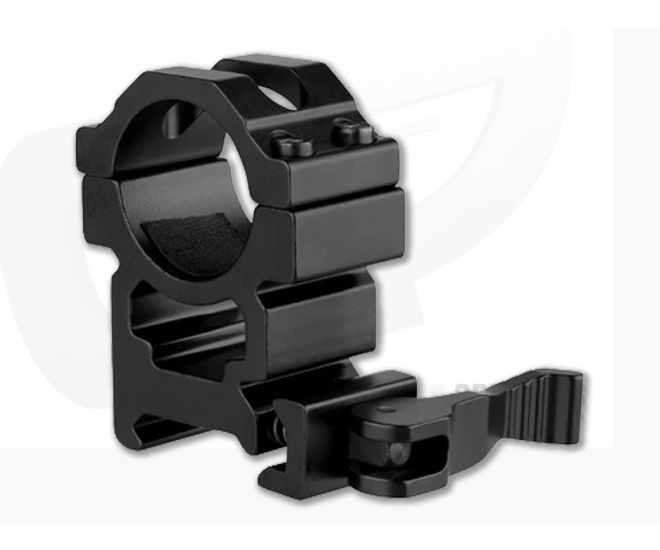 Olight EX-WM25 Satin Black 1 Inch Aluminum Quick Detach Flashlight Mount - OL-EX-WM25