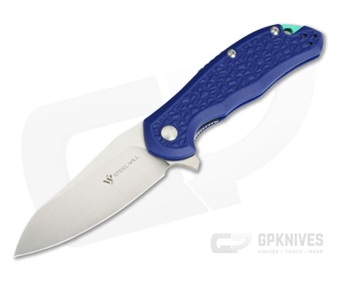 Steel Will Modus D2 Flipper Green Spacer Blue FRN F25-15 - SW-F25-15