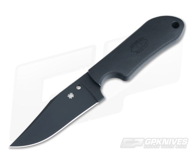 Spyderco Street Beat Lightweight Black Fixed FB15PBBK - SP-FB15PBBK