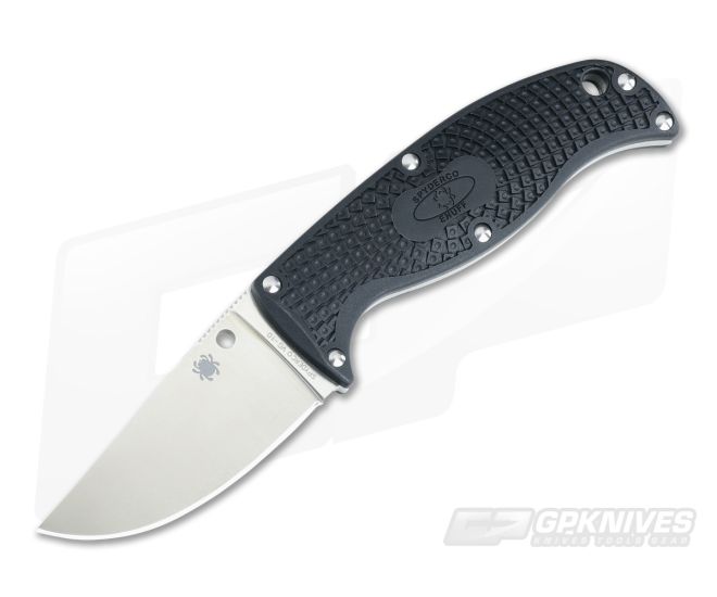 Spyderco Enuff Clip Point Fixed Knife - SP-FB31CPBK