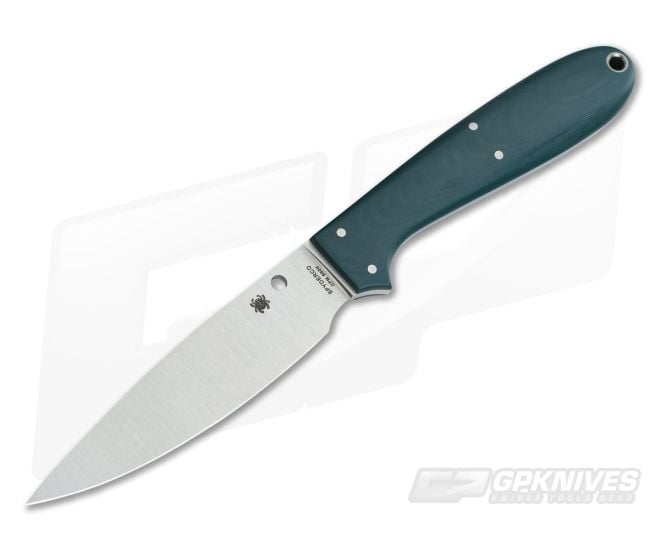 Spyderco Sprig Green G10 Wilson Fixed Blade S90V - SP-FB37GGRP