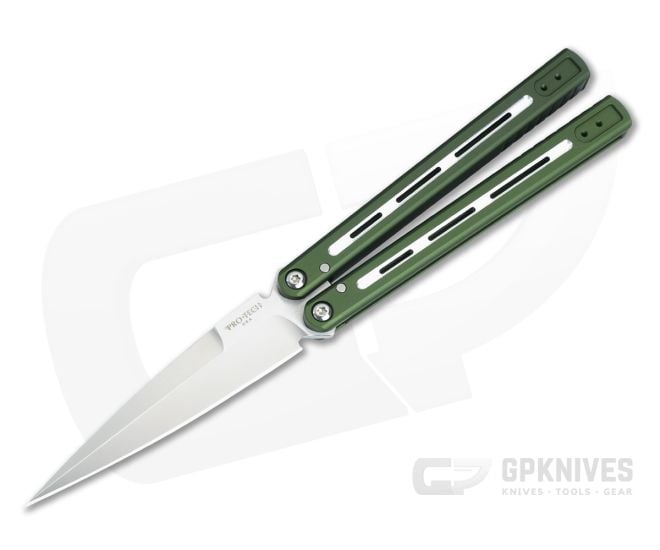 Protech FlyFather 2 Dual Tone Green Channel Handles - PT-FF2101-GREEN
