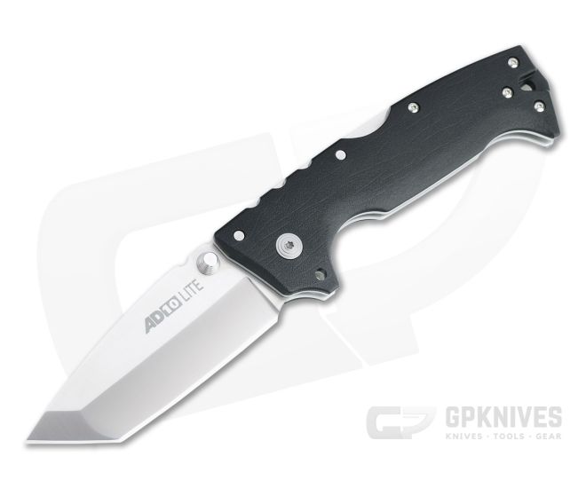 Cold Steel x Demko AD-10 Lite Tanto Satin AUS10A Black Tri-Ad Lock Folder FL-AD10T - CS-FL-AD10T