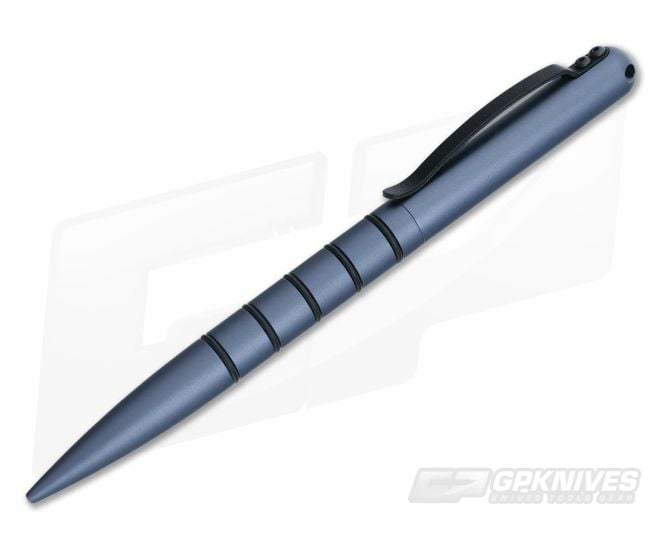 Tuff-Writer Frontline Long Sniper Blue-Gray Pen Gen 2 - TW-FL-GRY-L