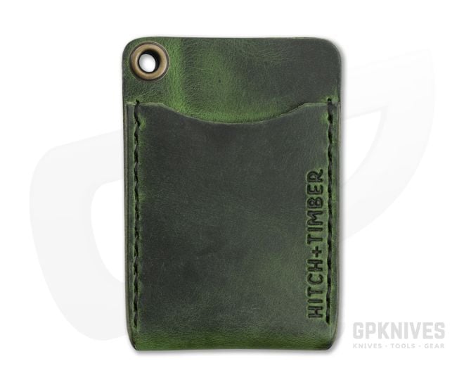 Hitch & Timber Flat Jack EverGreen Leather Minimalist Wallet - HT-FLATJACK-EG