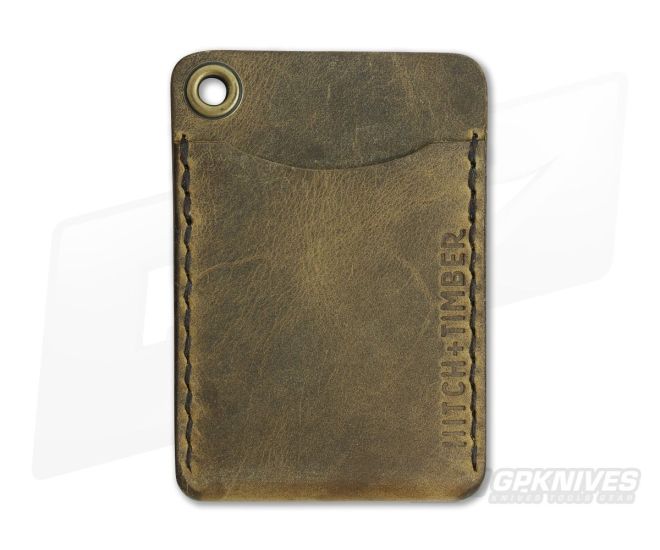 Hitch & Timber Flat Jacket Crazy Horse Leather Minimalist Wallet - HT-FLATJACKET-CH