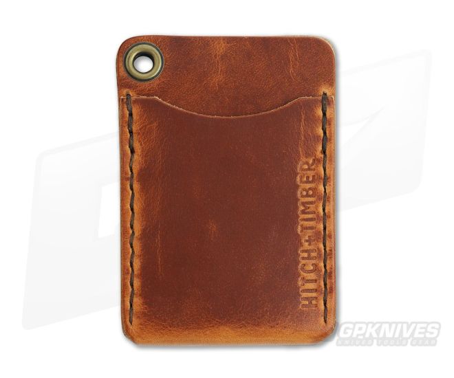Hitch & Timber Flat Jacket English Tan Leather Minimalist Wallet - HT-FLATJACKET-ET