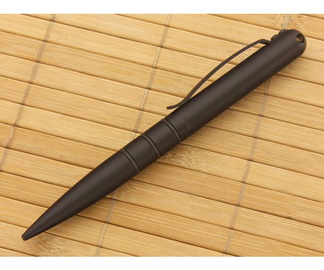 Tuff-Writer Frontline Shorty Midnight Black Sanitized Pen Gen 2 - TW-FL-BLK-S