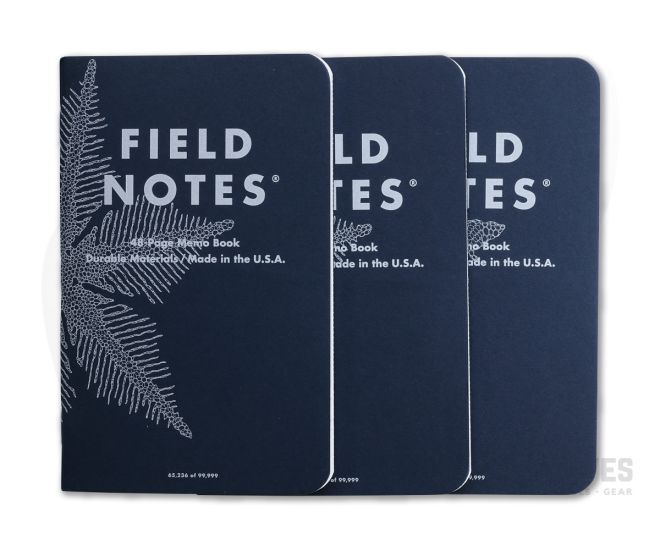 Field Notes Snowy Evening Winter 2020 Quarterly Edition Limited Dot Grid Paper Memo Notebook 3 Pack FNC-49 - FN-C-49