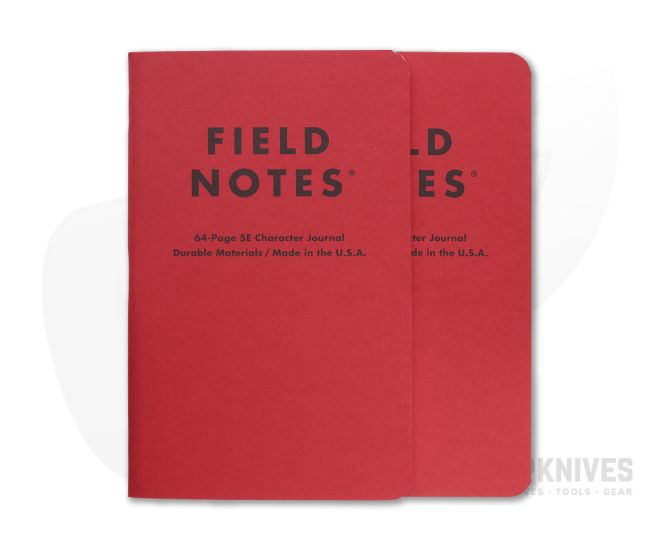 Field Notes 5E Character Journals Gaming Notebook 2 Pack FN-CJ - FN-CJ