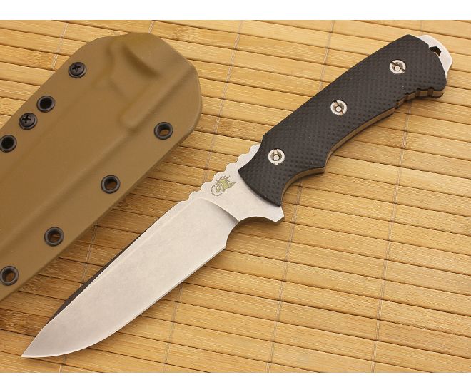 Hinderer FieldTac 5.5 Black G10 Stonewashed Kydex Sheath - HK-FTAC-004