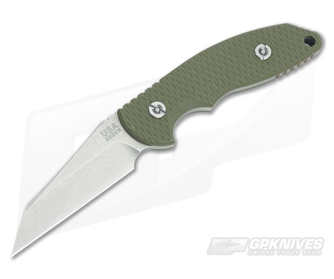 Hinderer Knives FXM 3.5 Fixed Wharncliffe Green G10 - HK-FXM-001
