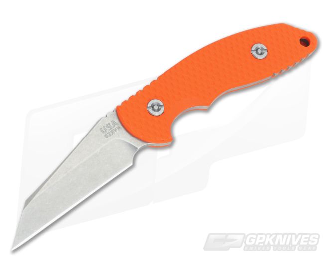 Hinderer Knives FXM 3.5 Fixed Wharncliffe Orange G10 - HK-FXM-007