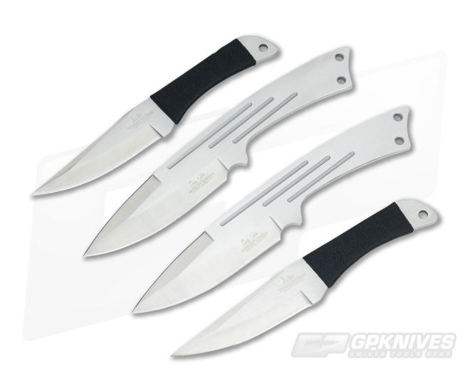 United Gil Hibben Legacy 4-Piece Throwing Knife Set with Sheath GH5046 - UN-GH5046