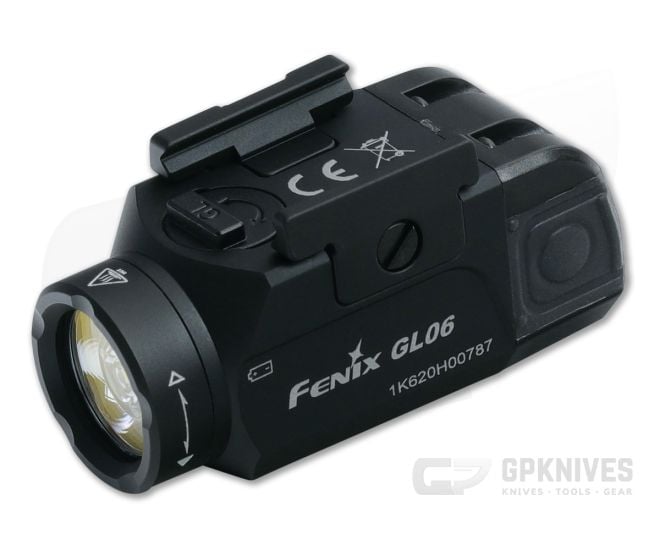 Fenix GL06 Compact Weapon Light (Glock/Picatinny Rail) - FF-GL06GRBK