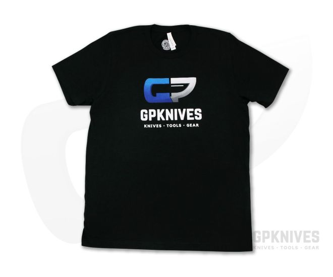 GPKnives Logo Black Heather T-Shirt XXL - AC-GP-TSHIRT-01-XXL