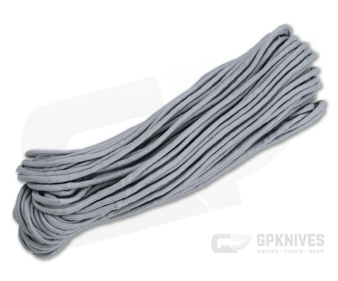 550 Paracord Silver Gray 100 Feet - AC-GRAY100