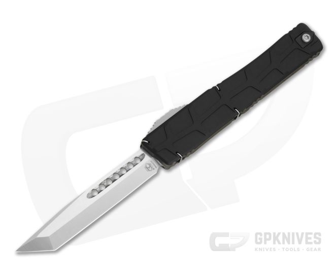 Heretic NYX V2 Tanto Proof Run Black Aluminum Magnacut Stonewash OTF Automatic Knife (3.62" Blade) H015-2A - HRT-H015-2A
