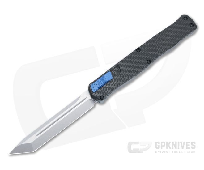 Heretic Cleric II Carbon Fiber Automatic MagnaCut Tanto H019-2A-CF/BLU - HRT-H019-2A-CF/BLU