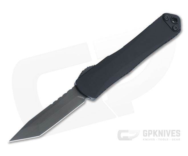 Heretic Manticore-S Tactical Automatic Black Aluminum Handles Black DLC MagnaCut Tanto H023-6A-T - HRT-H023-6A-T
