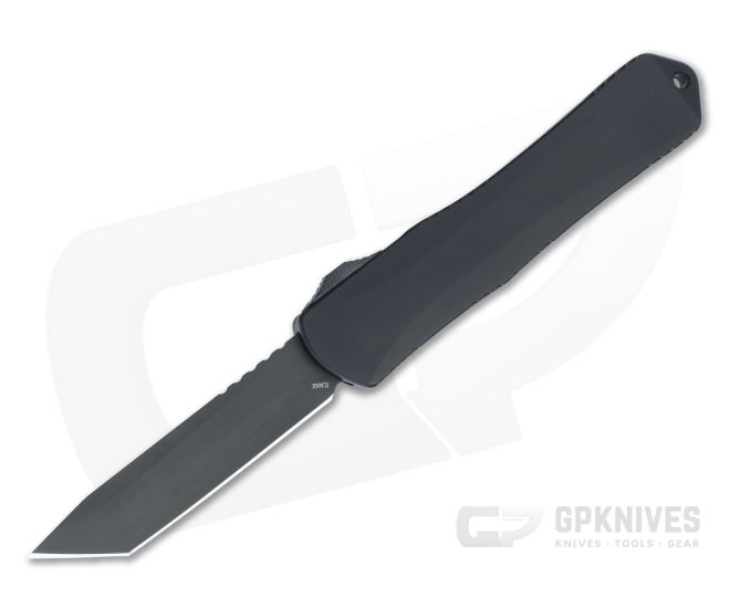 Heretic Knives Manticore-X Tanto Tactical Black DLC Elmax OTF Automatic H031-6A-T - HRT-H031-6A-T