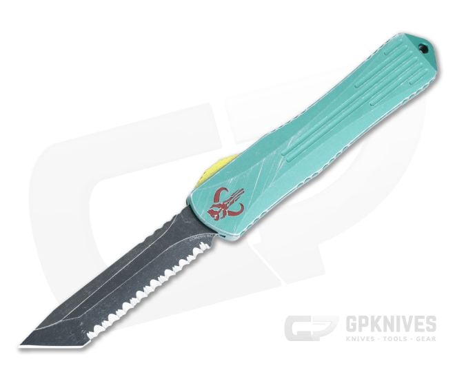 Heretic Manticore-X Bounty Hunter Camo Carbon Handle Battle Black MagnaCut Serrated Tanto OTF Auto H031-8C-BOUNTY - HRT-H031-8C-BOUNTY