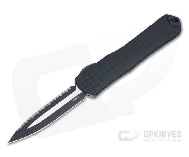 Heretic Manticore-X Magnacut Serrated D/E Dagger Black Frag - HRT-H032F-10C-T