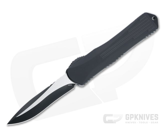 Heretic Knives Manticore-X Recurve Two-Tone Black Elmax OTF Automatic H033-10A - HRT-H033-10A