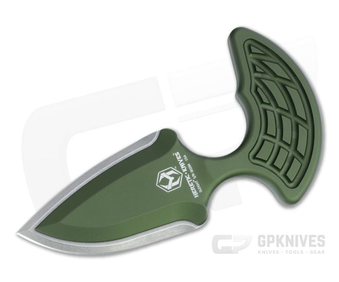 Heretic Sleight Green Push Dagger Battleworn 20CV H050-5A-GRN - HRT-H050-5A-GRN